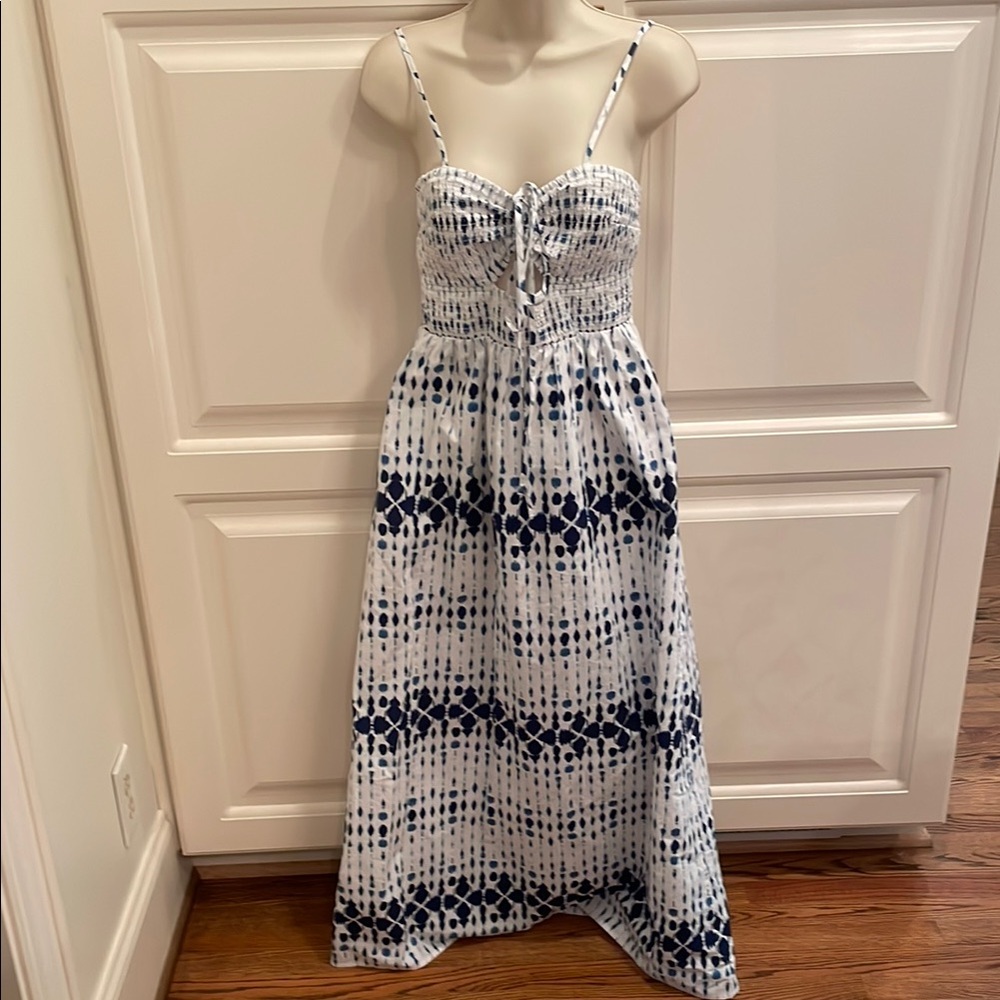 Universal Thread smocked sundress with cut out sz S